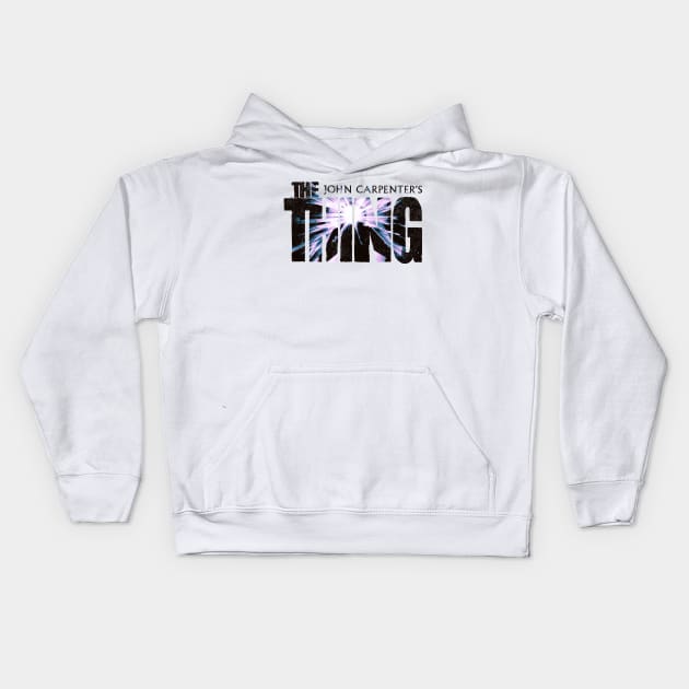 Retro The Thing Kids Hoodie by OrcaDeep